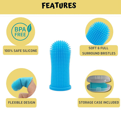 Pet-Friendly Finger Brush