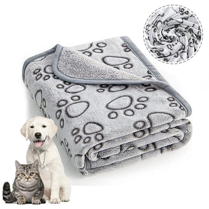 Fluffy Cartoon Pet Blanket